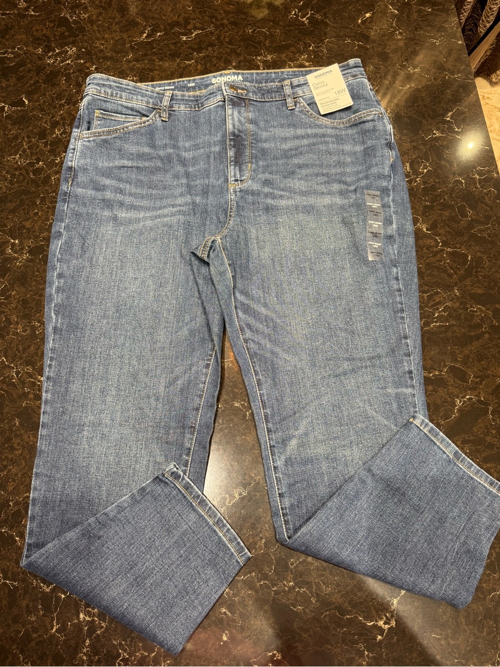 Sonoma Blue Curvy Skinny Jeans